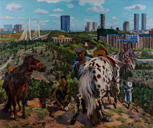 Liu Xiaodong, ‘Diary of an Empty City no. 02’, 2015, Painting, Oil on canvas, Faurschou Foundation