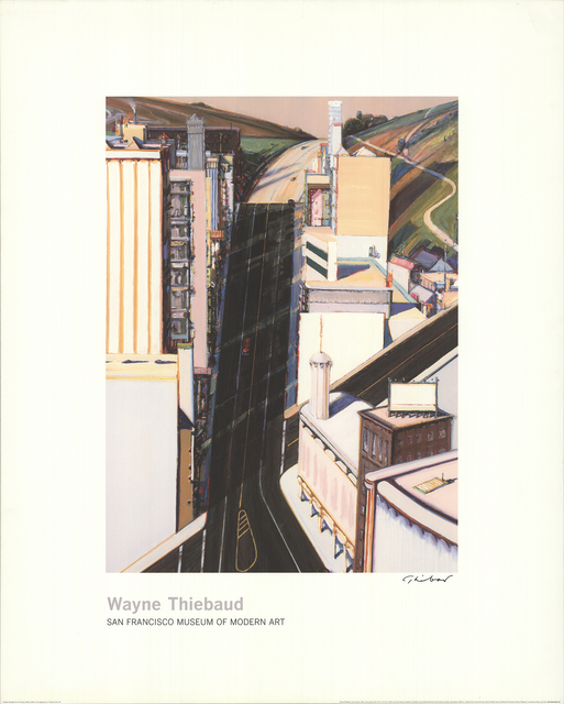 Wayne Thiebaud Sunset Streets (1985) Artsy