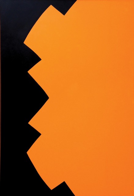 Leon Polk Smith, ‘Correspondence Black Yellow’, 1963, Painting, Oil on canvas, Washburn Gallery