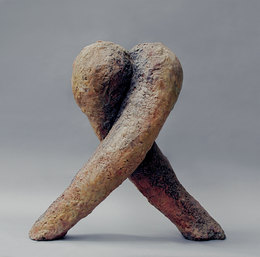 Mia Westerlund Roosen, ‘Pompadour’, 1986, Sculpture, Concrete and Encaustic, Betty Cuningham