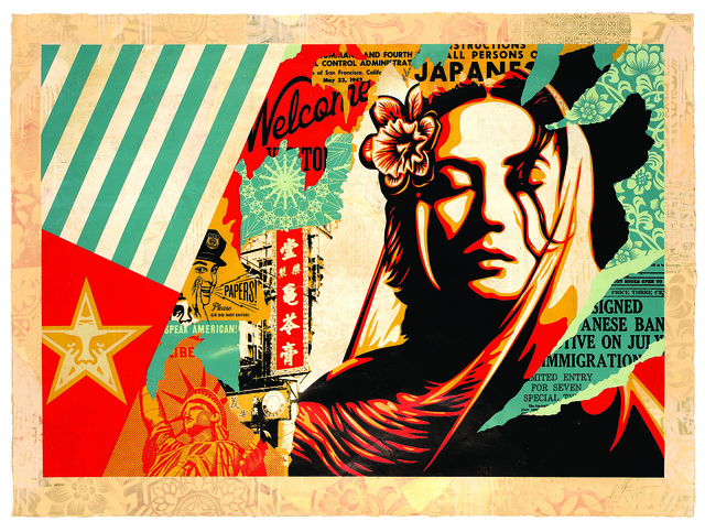Shepard Fairey, ‘Welcome Visitor’, 2018, Galerie Ernst Hilger