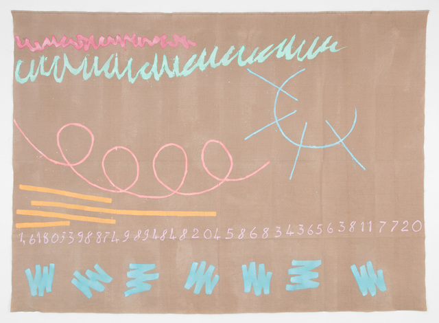 Giorgio Griffa, ‘Canone aureo 720 (Joseph Beuys)’, 2015, Casey Kaplan