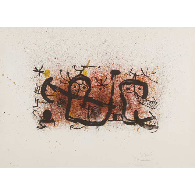 Joan Miró, ‘Ma De Proverbis Plate 3’, 1970, Freeman's