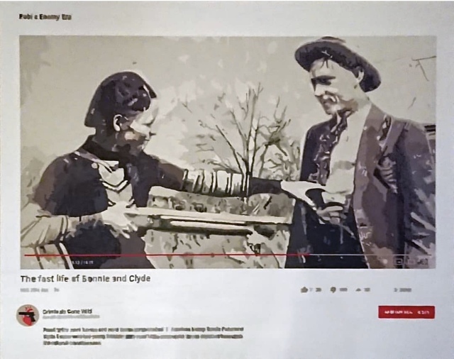 Joeggu Hossmann, ‘Bonnie and Clyde’, 2019, Painting, Oil on canvas, Axiom Contemporary