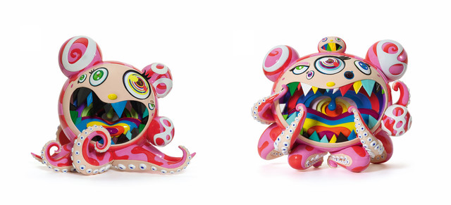 Takashi Murakami, ‘MR. DOB/DOBTOPUS A;MR. DOB/DOBTOPUS B’, 2017, Sculpture, Painted cast vinyl, Der-Horng Art Gallery