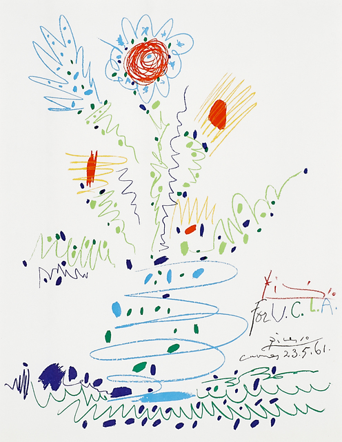 Pablo Picasso, ‘Flowers, for U.C.L.A.’, 1961, Rago