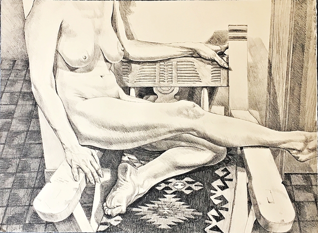 Philip Pearlstein, ‘New Mexico Nude ’, 1984, Alpha 137 Gallery
