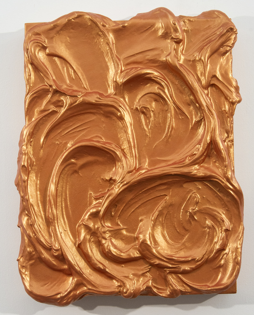 Shayne Dark, ‘Storm Surge Orange’, 2019, Painting, Acrylic, durabond, resin on wood panel, Oeno Gallery