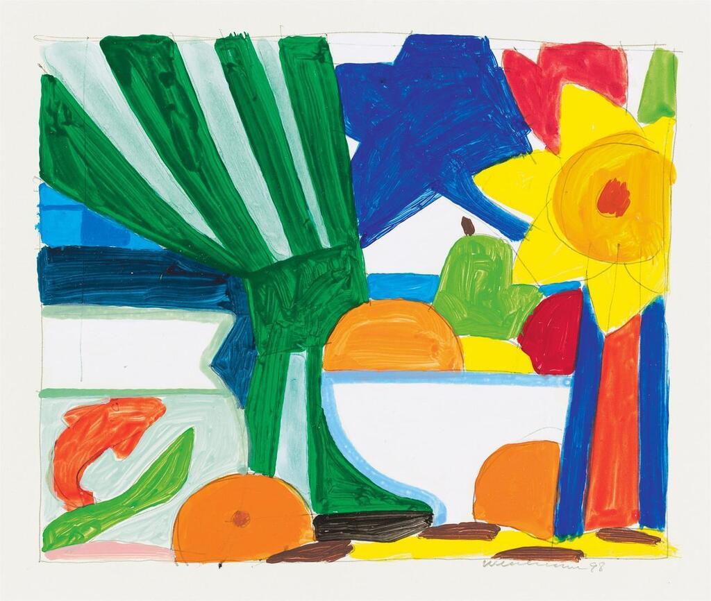 Tom Wesselman - ”Fast Sketch Study for Still Life with Blonde”