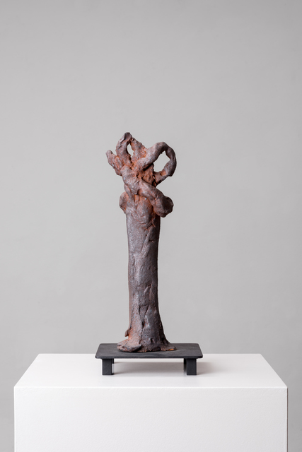 Simone Fattal, ‘Tree’, 2012, Sculpture, Stoneware fired in a wood kiln, metal base, Galerie Hubert Winter