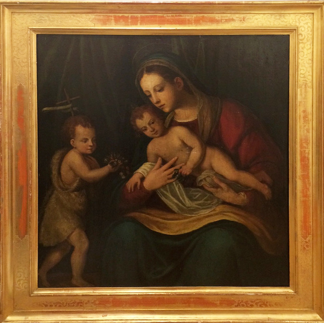 Callisto Piazza, ‘Virgin with Child and the Boy John (Madonna mit dem Kind und dem Johannes Knäblein)’, ca. 1536, Galerie AM PARK