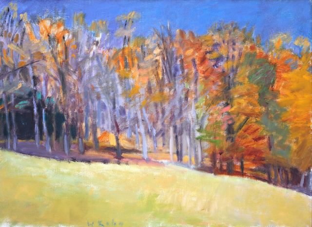 Wolf Kahn Fall Woods 1986 Available For Sale Artsy