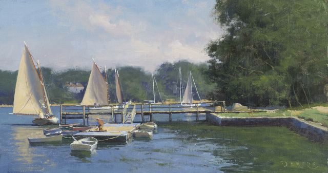 Donald W. Demers, ‘A Coming Breeze, Quisset Harbor, Cape Cod’, 21st Century, Painting, Oil on mounted linen, Vose Galleries
