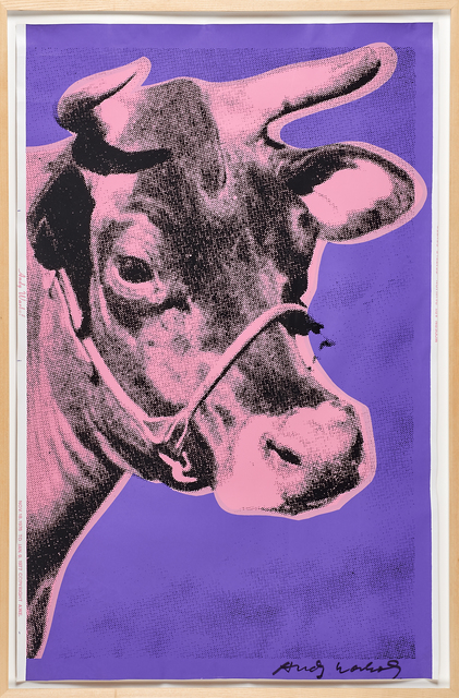 Andy Warhol, ‘Cow’, 1976, Print, Screenprint on wallpaper, Rago/Wright