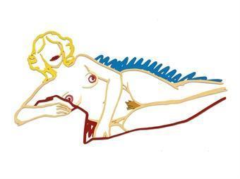 Tom Wesselman - Rosemary Lying on One Elbow, from Steel Drawing Edition