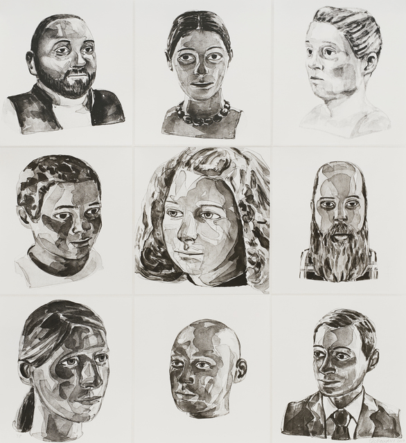 Claudette Schreuders, ‘Nine Portraits’, 2017, Stevenson