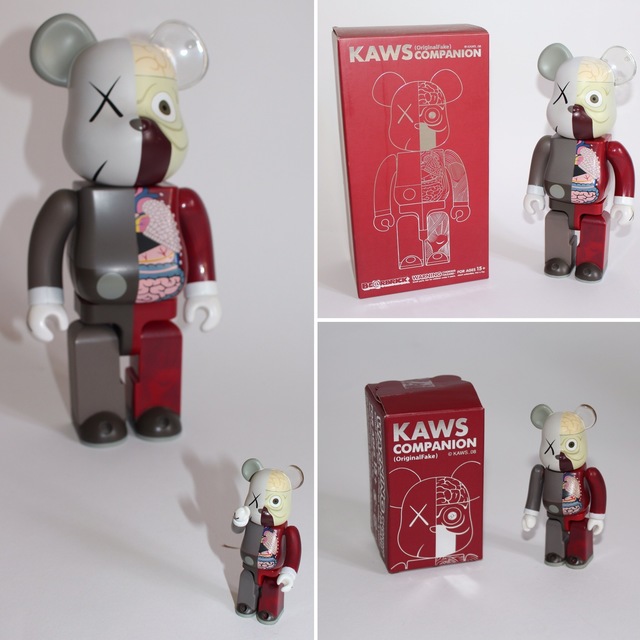 KAWS, ‘Dissected Companion: Bearbrick 400% & 100% (Red)’, 2010, Lougher Contemporary