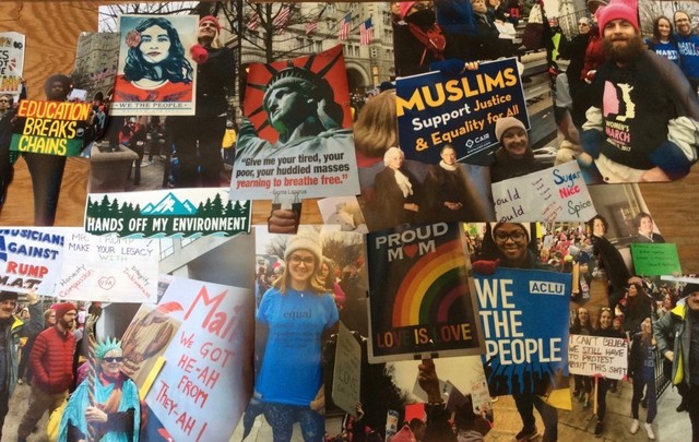 Nancy Nesvet, ‘Resist-The Women's March’, 2017, Zenith Gallery