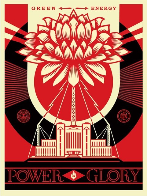 Shepard Fairey, ‘Green Power’, 2014, Dope! Gallery