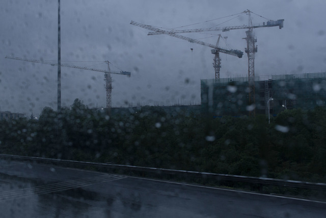 Lee Lichung, ‘Look Homeward, Angel - Buildings that are rushing in the rain ’, 2018, Photography, Inkjet print, Acid-free paper, Powen Gallery