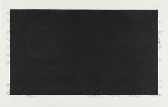 Tim Rollins, ‘Black Alice; and White Alice’, 1989, Print, Two offset lithographs with screenprint and hand-painting with gesso, on Saunders rag paper, with full margins, Phillips
