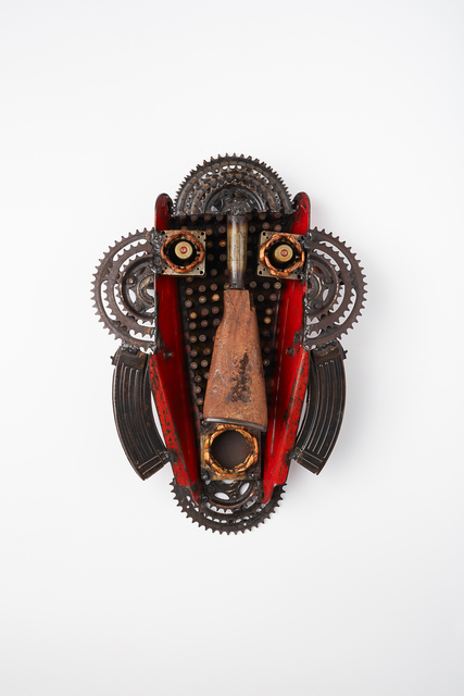 Gonçalo Mabunda, ‘Untitled (mask)’, 2017, Sculpture, Decommissioned arms, Jack Bell Gallery