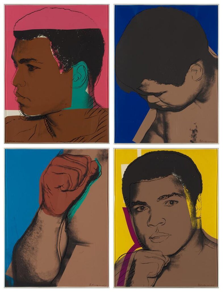 Andy Warhol - Muhammad Ali (F. & S. II. 179-182)