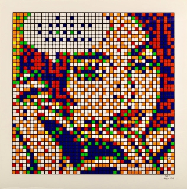 Invader, ‘Ohh...Alright’, 2011, Print, Screenprint with embossing printed in colours, artrepublic