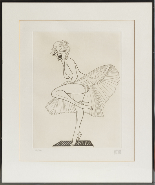 Al Hirschfeld, ‘Marilyn Monroe from The Seven Year Itch’, 1980, RoGallery
