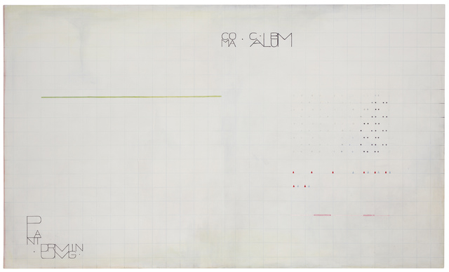 Christine Ödlund, ‘Score for the Plant Drumming Butterfly (comma and yellow admiral drum patterns accompanied by the Sun) ’, 2019, MLF | MARIE-LAURE FLEISCH