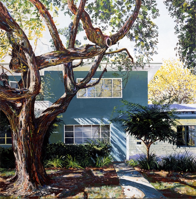 Yves Bélorgey, ‘Baldwin Hills Village ou Village Green (II) ’, 2016, Painting, Oil on canvas, Xippas