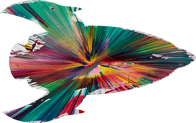 Damien Hirst, ‘Rocket Spin Painting (Created at Damien Hirst Spin Workshop)’, 2009, Rago