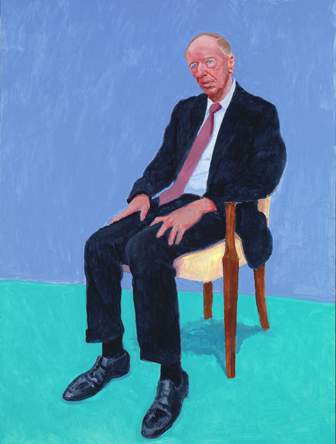David Hockney, ‘Lord Jacob Rothschild’, 5th-6th February 2014, Royal Academy of Arts