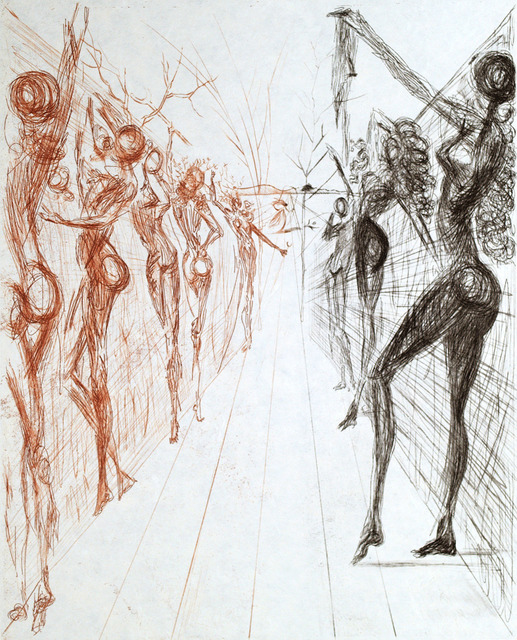 Salvador Dalí, ‘Corridor Of Katmandu / Hippies Series’, 1969, Russell Collection