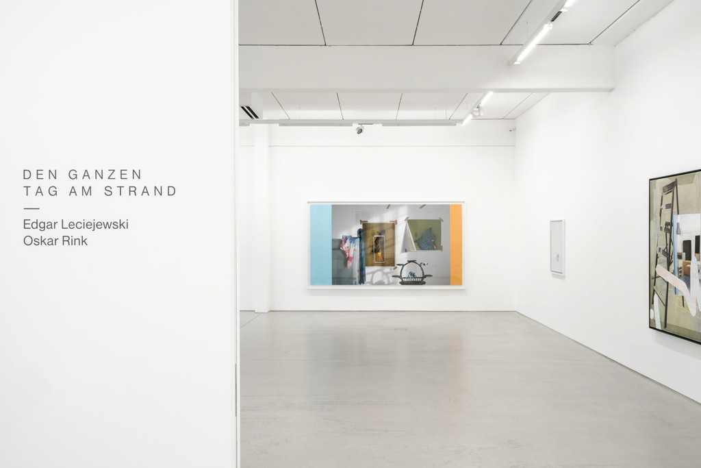 Installation view Edgar Leciejewski / Oskar Rink – DEN GANZEN TAG AM STRAND, G2 Kunsthalle Leipzig, 8 June – 23 September 2018, photo: Dotgain.info © the artists & G2 Kunsthalle Leipzig Installation view Edgar Leciejewski / Oskar Rink – DEN GANZEN TAG AM STRAND, G2 Kunsthalle Leipzig, 8 June – 23 September 2018, photo: Dotgain.info © the artists & G2 Kunsthalle Leipzig