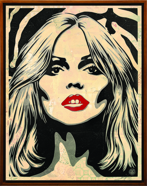 Shepard Fairey (OBEY), ‘Debbie Harry Zebra Skin’, 2014, Underdogs Gallery