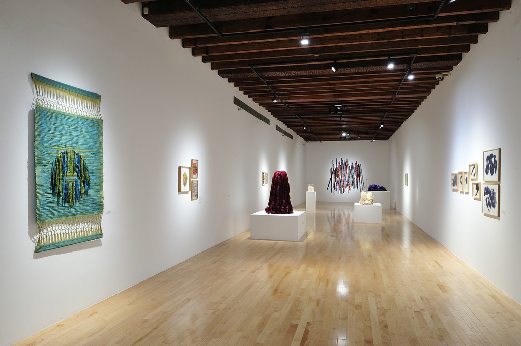 View of "Sheila Hicks - Free Threads, Textile and its Pre-Columbian Roots, 1954-2017", Museo Amparo, Puebla, Mexico, 2017. View of "Sheila Hicks - Free Threads, Textile and its Pre-Columbian Roots, 1954-2017", Museo Amparo, Puebla, Mexico, 2017.