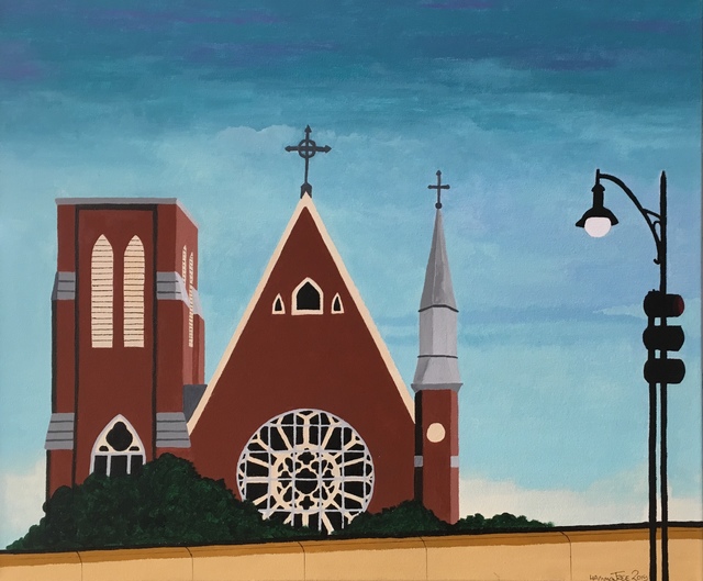 Don Hammontree, ‘St Joseph's Parish, Union Square, Somerville, MA’, 2019, Clyde Hogan Fine Art