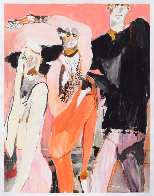 Michael Taylor (b. 1979), ‘The Instructors’, 2018, Painting, Mixed media on paper, WHATIFTHEWORLD