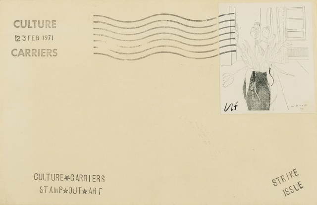 David Hockney, ‘Tulips, from 'Culture Carriers Stamp Out Art'’, 1971, Forum Auctions