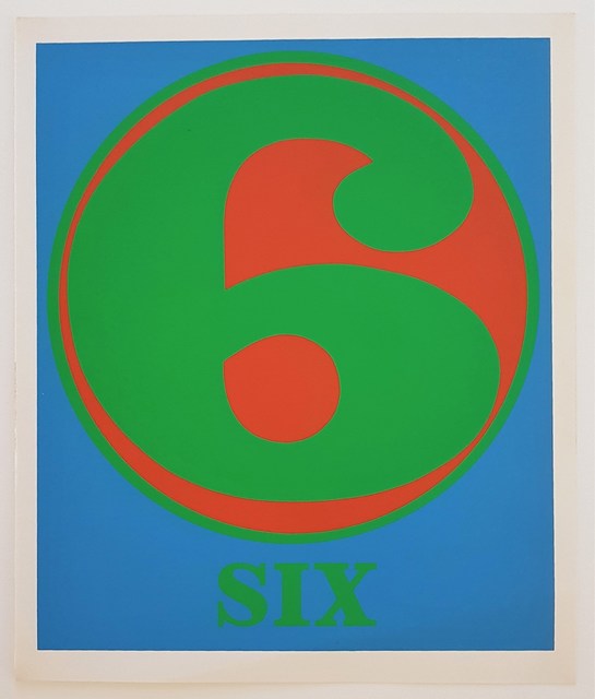 Robert Indiana, ‘Numbers Suite: "Six"’, 1968, Print, Original Screen Print on paper, Cerbera Gallery