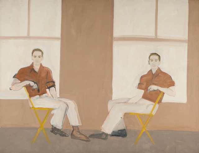 Alex Katz, ‘Double Portrait of Robert Rauschenberg’, 1959, Neuberger Museum of Art