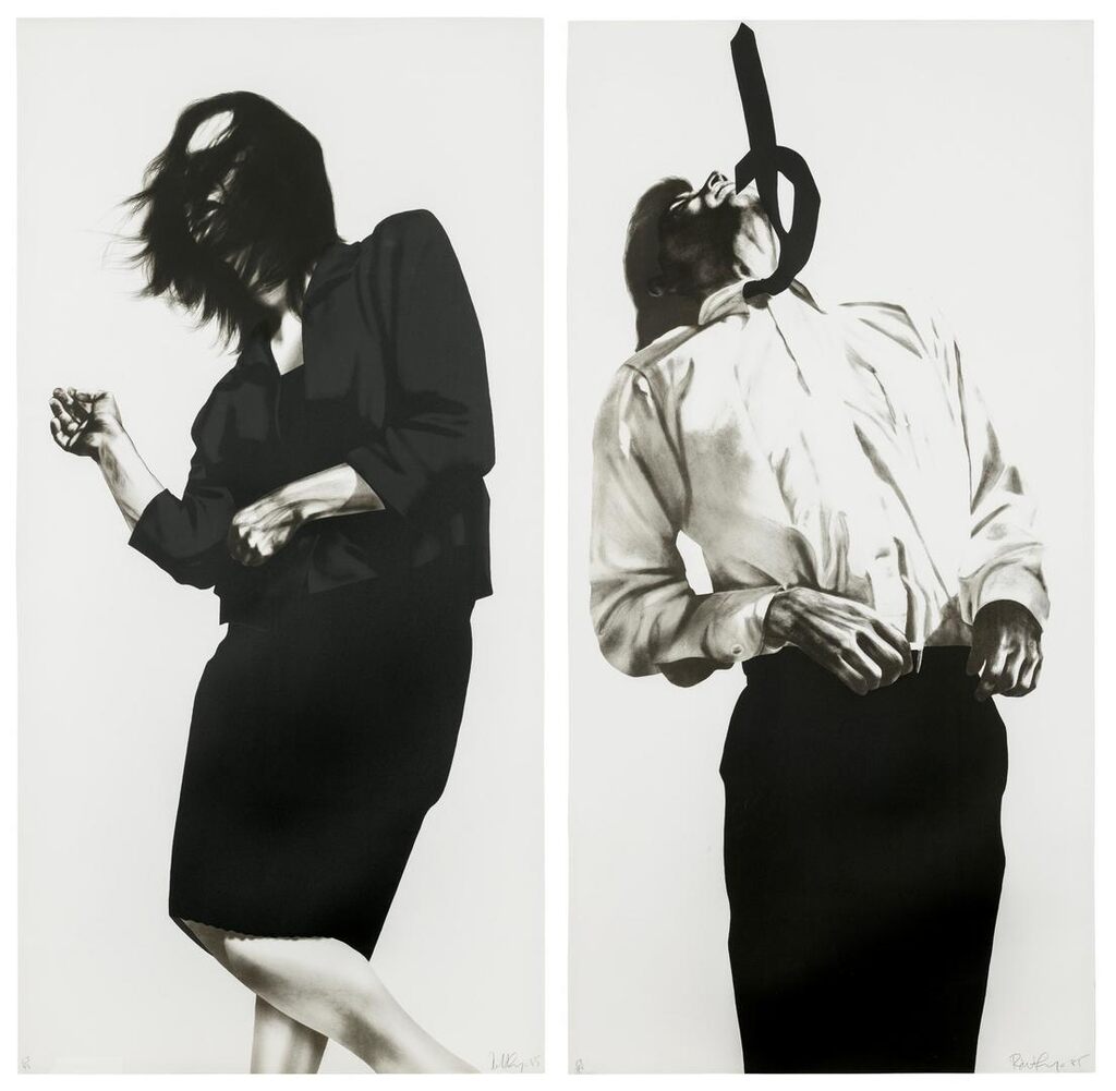Robert Longo - Gretchen and Eric, from Men in the Cities