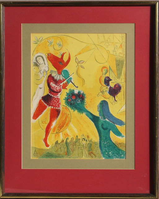 Marc Chagall, ‘La Danse and Le Cirque from Derrière le Miroir’, ca. 1960, RoGallery