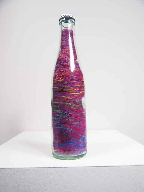 Gabriel Dawe, ‘Jarrito No. 11 (Topo Chico)’, 2016, Mixed Media, Thread and glass bottle, Talley Dunn Gallery