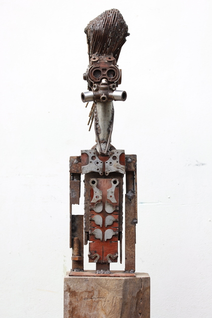 Pedro Luis Cuellar, ‘Autoretrato I / Selfportrait I’, 2017, Sculpture, Welded steel, ArteMorfosis - Cuban Art Platform