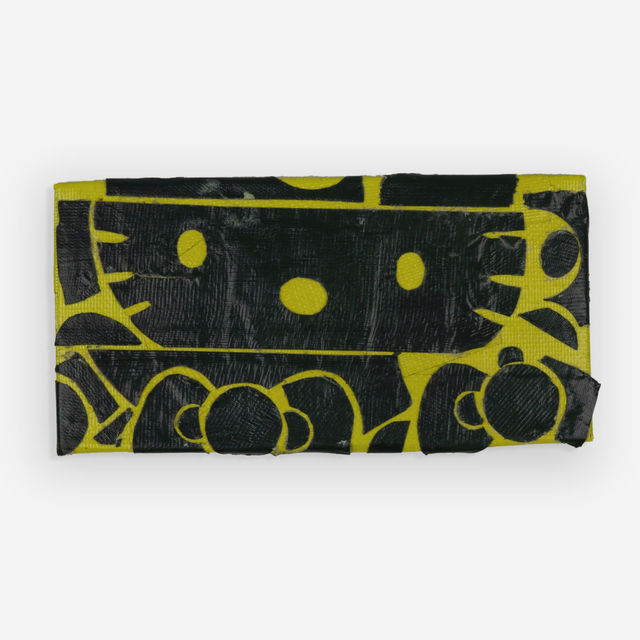 Tom Sachs, ‘Hello Kitty (black and yellow tape)’, Other, Tape assemblage, Capsule Gallery Auction