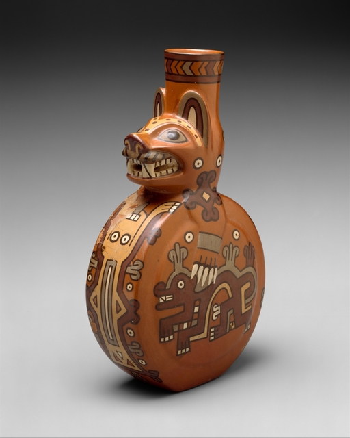 Unknown Wari, ‘Feline Bottle’, 8th–10th century, The Metropolitan Museum of Art