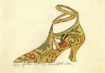 Andy Warhol - Shoe of the evening, beautiful shoe