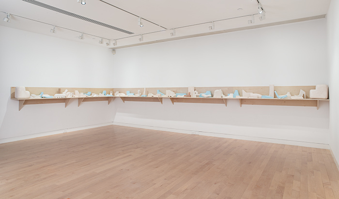 Richard McGuire: The Way There and Back (installation view), May 20, 2018 to January 13, 2019. The Aldrich Contemporary Art Museum, Ridgefield, CT. Photo: Jason Mandella. Richard McGuire: The Way There and Back (installation view), May 20, 2018 to January 13, 2019. The Aldrich Contemporary Art Museum, Ridgefield, CT. Photo: Jason Mandella.
